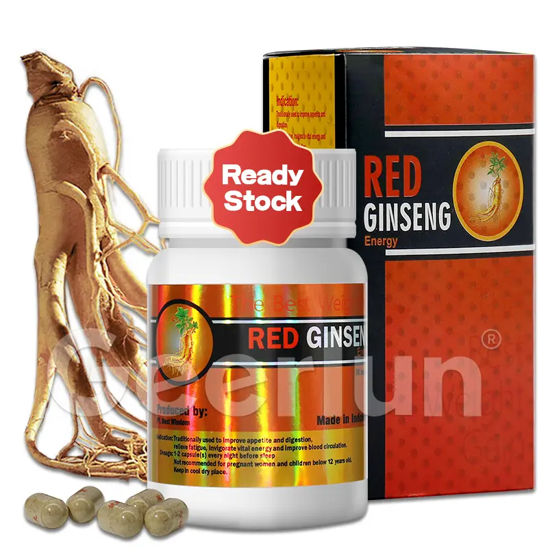 Red Ginseng Capsules for Healthy Weight Gain