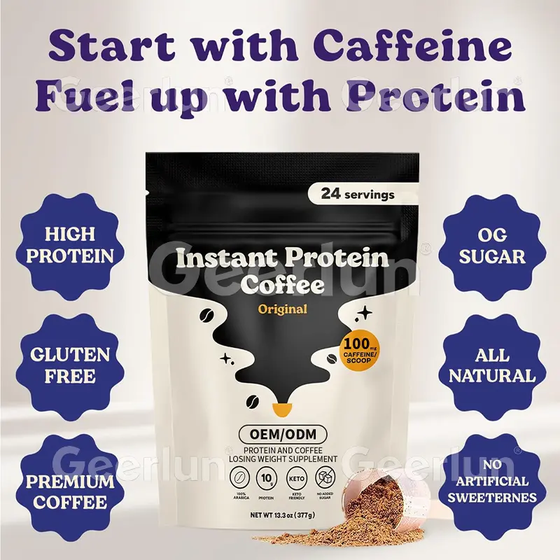 Instant Protein Coffee Powder Iced Coffee (2)