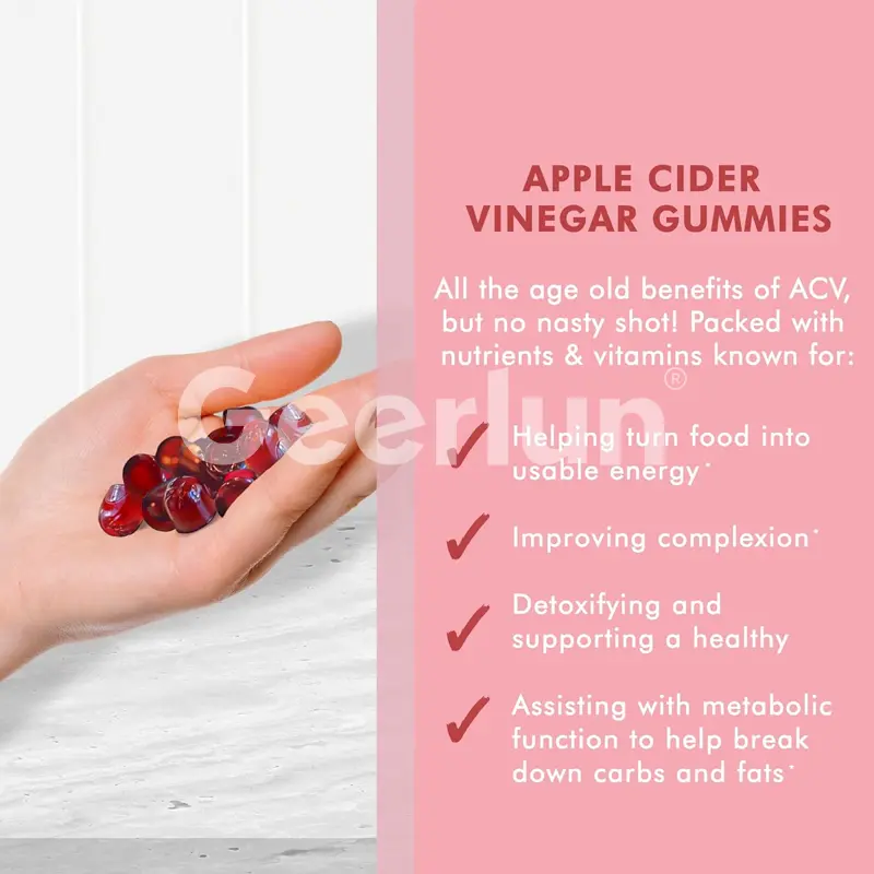 Our apple cider vinegar gummies are a delicious and healthful indulgence